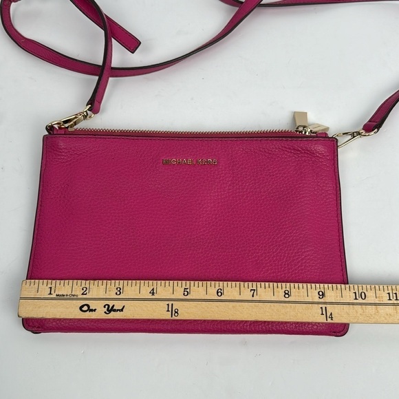 MICHAEL KORS Leather Double Pouch Crossbody - Picture 12 of 13